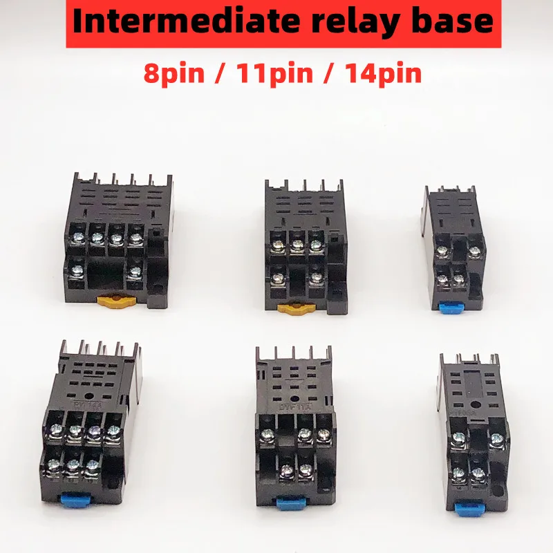 1 шт. 8pin 11pin 14pin PYF/PTF 14A релейная База PYF08A MY2NJ MY3NJ MY4NJ LY2NJ LY3NJ LY4NJ маленькое