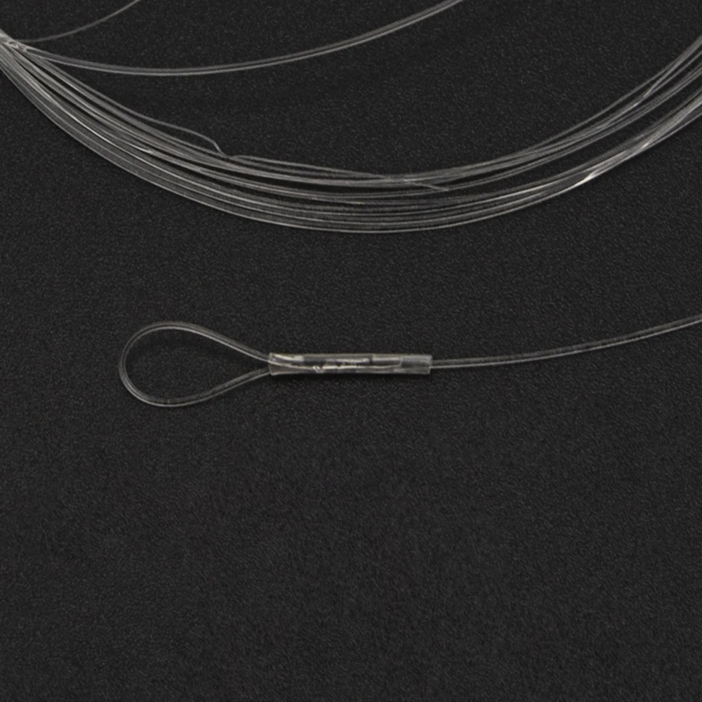 Рыболовная леска 5 шт. коническая с петлей нейлоновая для ловли нахлыстом карпа