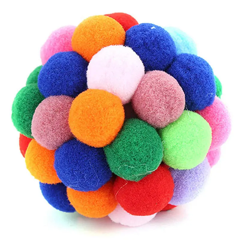 Игрушка для домашних животных котенок щенок плюшевый мяч игрушка собак и кошек