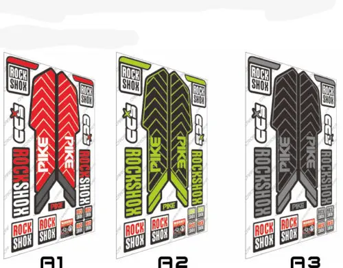 17 Щука Rock Shox вилка передней оси стикеры mtb велосипеда MTB Аксессуары гонки винил из