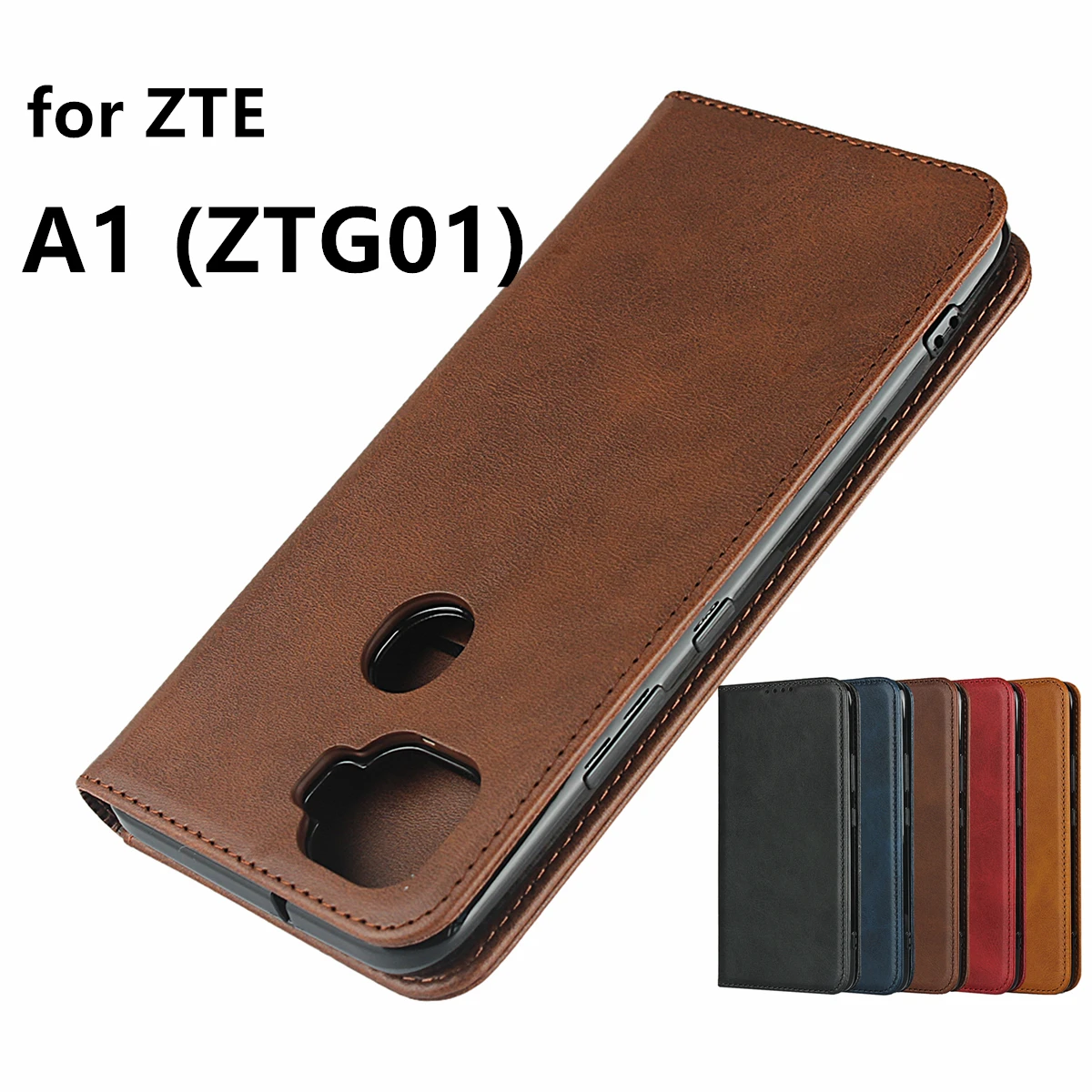 

Leather case for ZTE A1 ZTG01 Flip case card holder Holster Magnetic attraction Cover Case Wallet Case