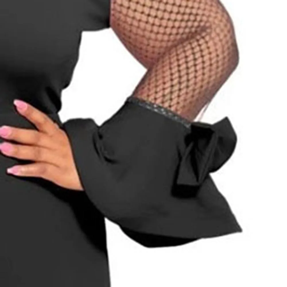 Платья размера плюс для женщин 4xl 5xl 6xl прозрачное Сетчатое с длинным рукавом элегантное Африканское дамское свадебное вечернее длинное платье макси