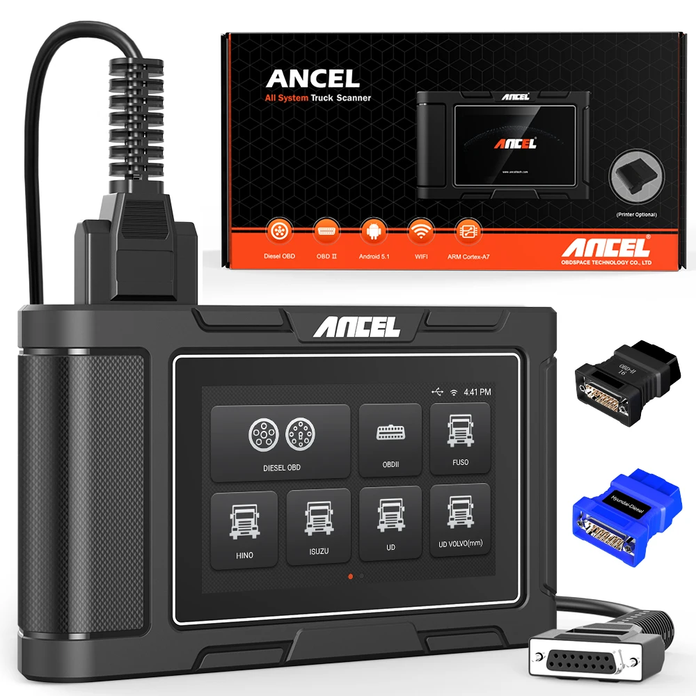 Диагностический сканер ANCEL HD3200 OBD2 мощный инструмент для диагностики автомобилей
