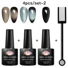 Гель-лак для ногтей MEET ACROSS, 5D, кошачий глаз, УФ-гель для ногтей, хамелеон для использования с магнитом