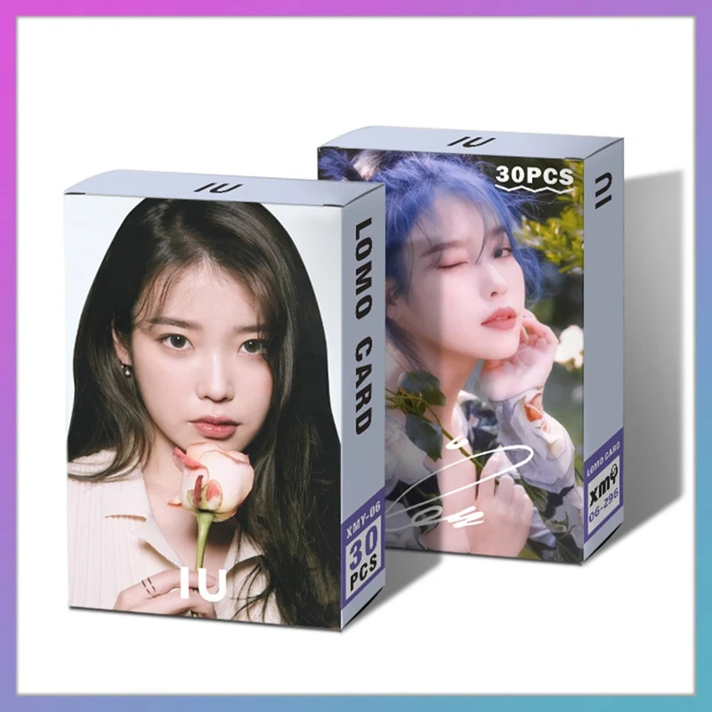 30 шт./компл. Kpop ATEEZ NCT DREAM IU два раза красный бархат LOMO карта хорошее качество альбом