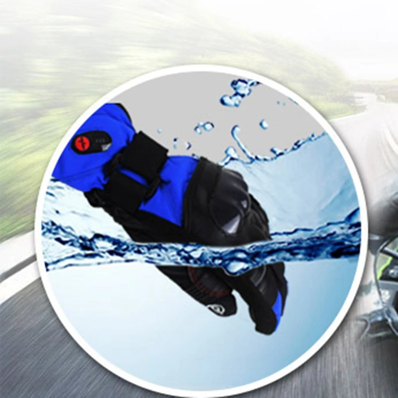 

warmspace for Warmspace 5600MAH Blue Smart Electric Heating Gloves, Lithium Battery 5 Fingers Self-Heating, Contact Screen Outdo