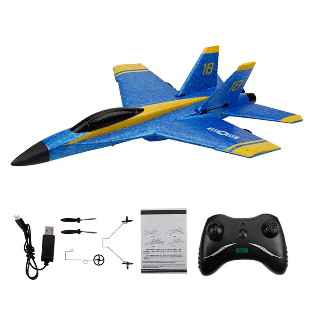 

FX828 RC Airplane EPP Fighter Control Glider Ruggedness Inertial Foam Airplan Toy Aircraft Model Outdoor Education Toys
