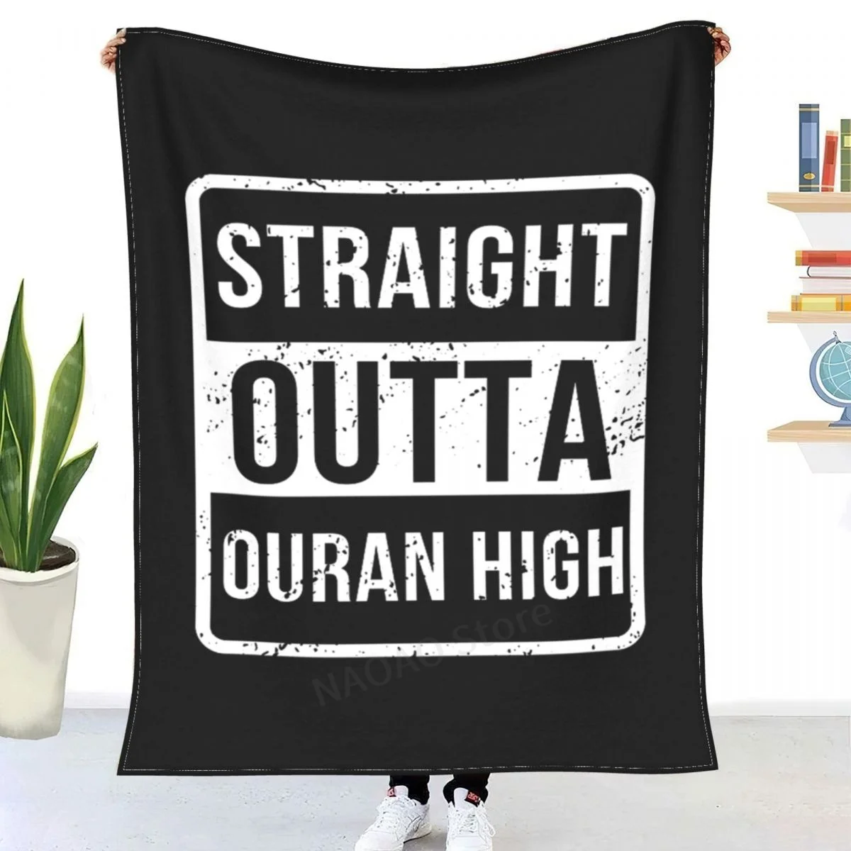 

Straight Outta Ouran High Throw Blanket Sheets on the bed blanket/ on the sofa decorative bedspreads for children throw