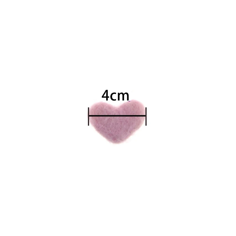 Accesorios de fotograf&iacute;a para reci&eacute;n nacido, accesorios de estudio fotogr&aacute;fico para beb&eacute;, con forma de coraz&oacute;n de amor, Color arco&iacute;ris, hecho a mano de fieltro de lana, 6 unids/set por juego-5