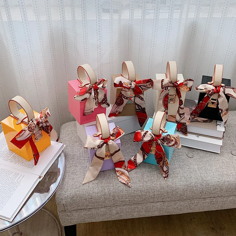 

Summer Day Clutches Women Acrylic Box Bag Purse Bow Scarves Crossbody Bag PU Tote Handbags Party Wedding Evening Jelly Clutch