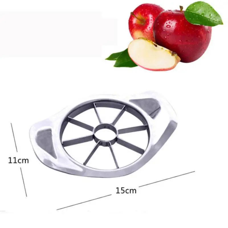 

1PC Fruit Knife Creative Plastic/stainless Steel Apple Slicer Cutting Apple Pear Fruits Tools Kitchen Accessories Random Colors