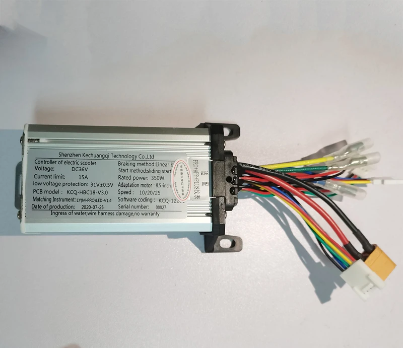 350W 36V Электрический контроллер для мотороллера Board Matherboard контроллера тормозов и