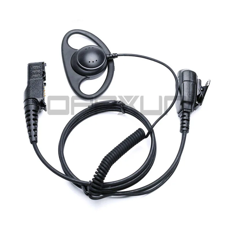

OPPXUN D Shape Ear Hook Headset Earphone PTT for Motorola Walkie Talkie Radio XPR3300 XPR3500 XIR P6620 E8600 P8260 P6600 P8668