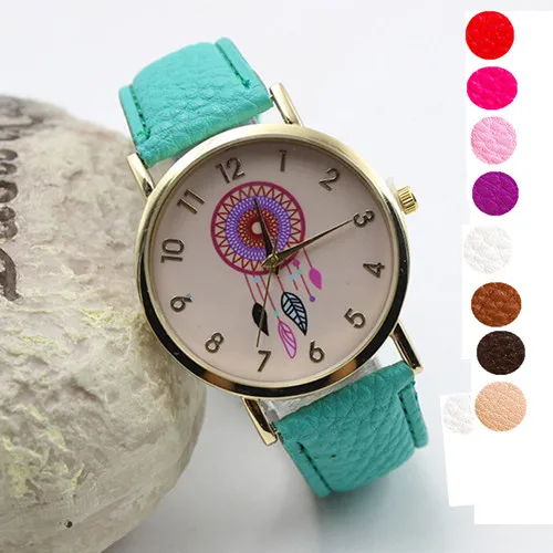 

New Girls simple style Dreamcatcher Friendship Women luxury men's Watches Quarzt Women Famous brand