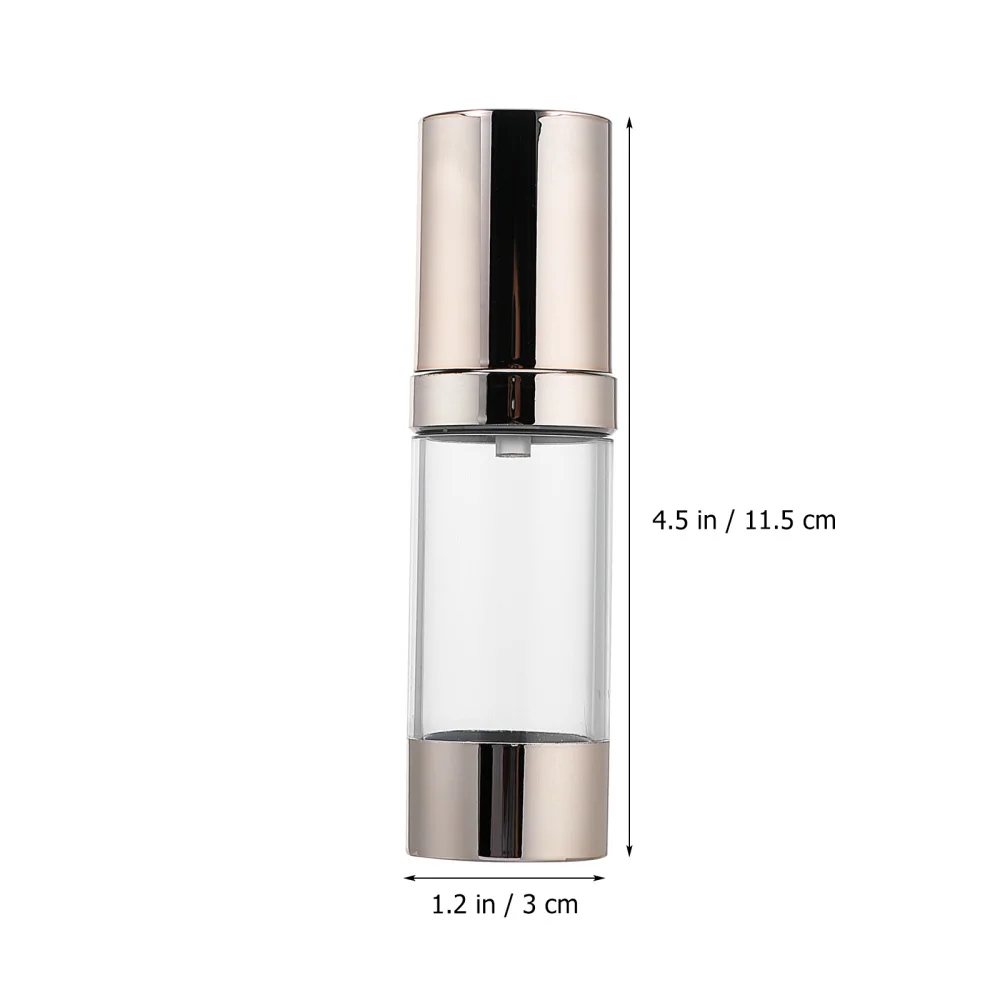 

6pcs Pump Dispenser Airless Makeup Storage Containers Cosmetics Storage Holder