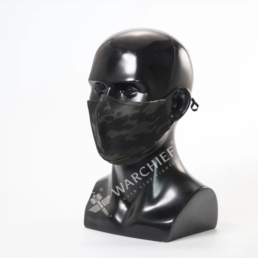 

Military Masks Adjustable Folding Portable Mouth Ear Protection Dust Tactical Face Protective mask Breathable washed 3D Design