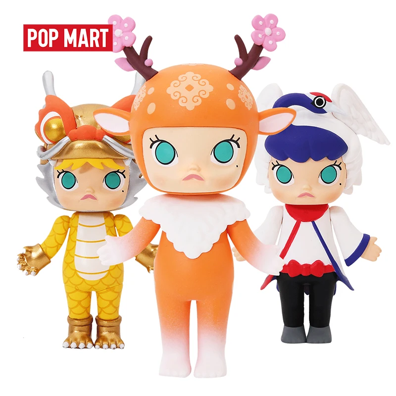 Поп MART Молли запрещено город благоприятный животных глухая коробка игрушки