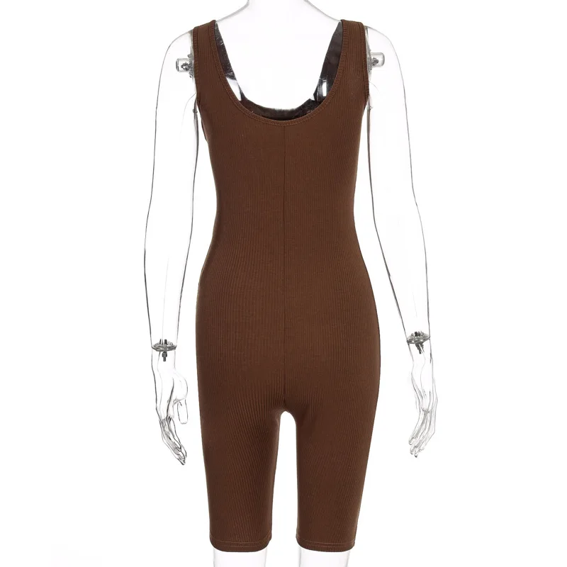 

Sexy Bodysuit Women V-Neck Hollow Out Sleeveless Bodycon Bodysuit For Women Summer Fashion Clubwear Bodysuit Women