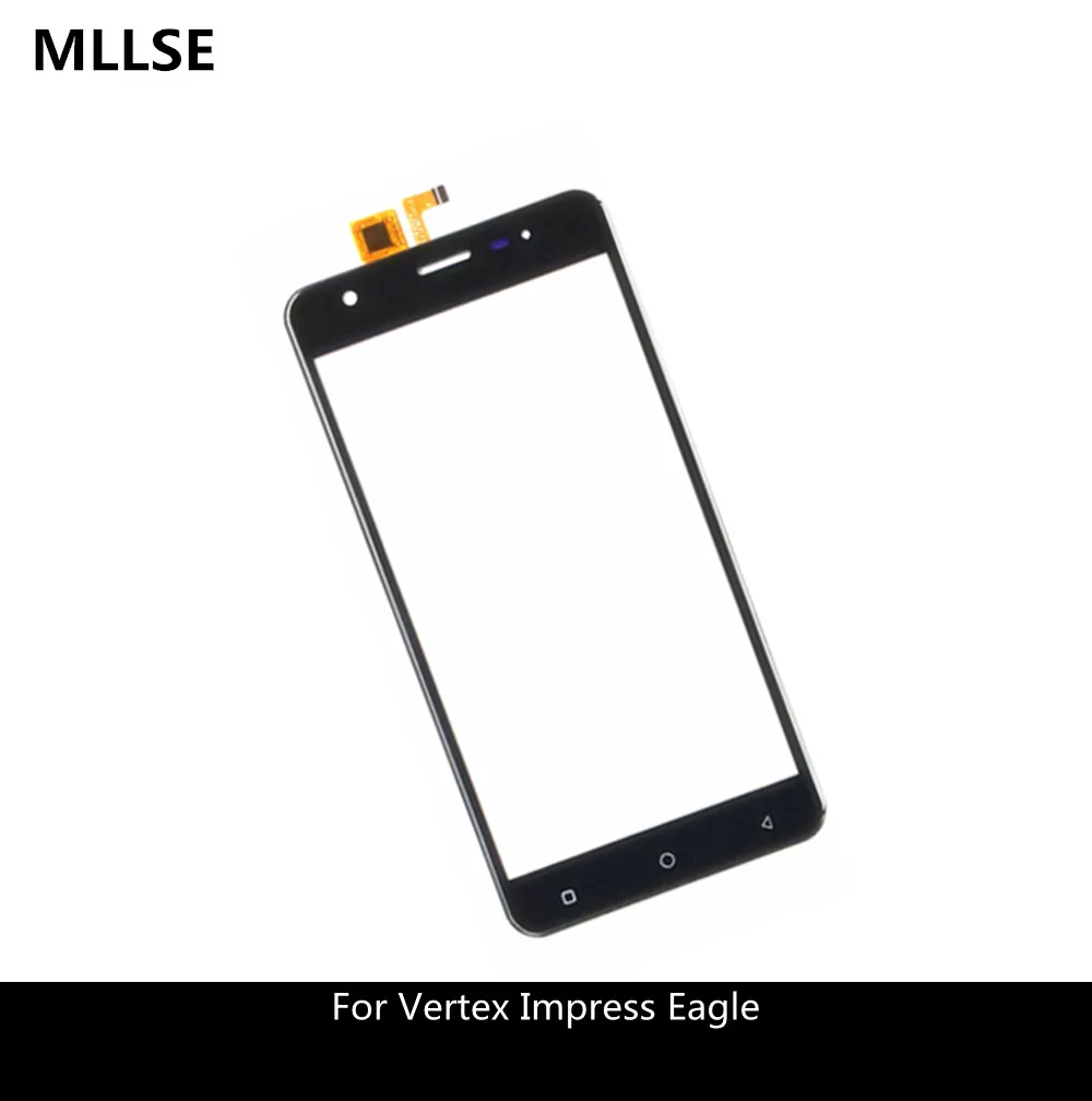 5,0 дюймов сотовый телефон сенсорный экран для Vertex Impress Eagle сенсорный экран дигитайзер Передняя стеклянная панель с объективом части+ клейкая лента