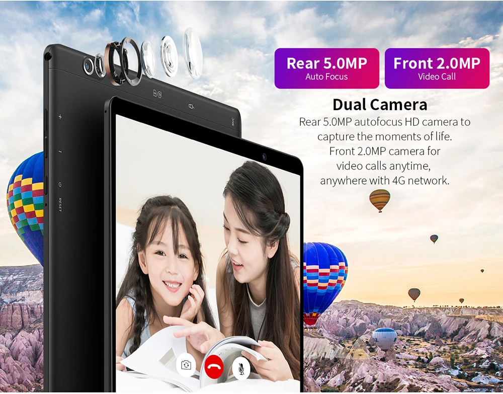 Teclast P10HD 10," Android 9,0 планшет 1920x1200 SC9863A Восьмиядерный 3 ГБ ОЗУ 32 Гб ПЗУ 4G сеть AI скоростные планшеты ПК двойной Wifi