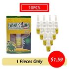 10 шт. в китайском стиле Мяо травяной брызг носа относится к ринит и синусит заложенности носа капли перегрузки защищает здоровье уход за носом