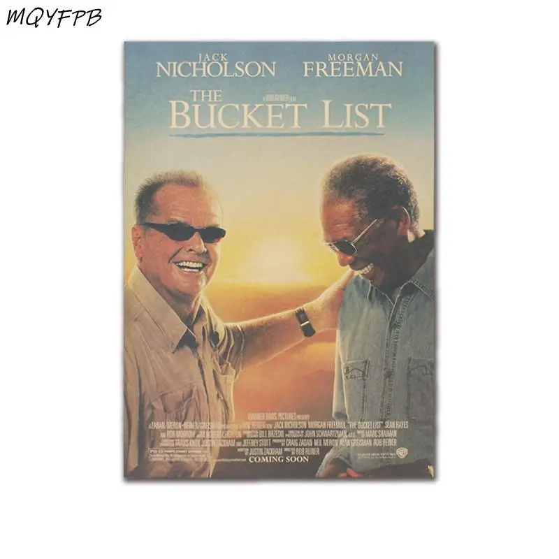 

Movie The Bucket List Kraft Paper Poster Home Wall Room Decoration Painting 50.5x35cm