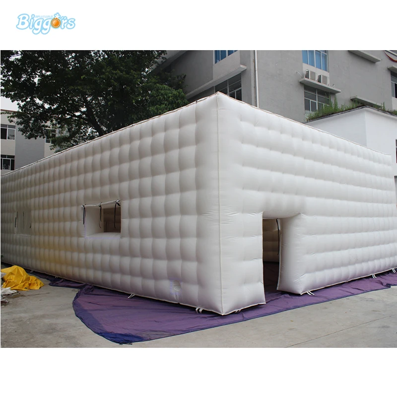 

White Rectangular Inflatable Tent Advertisement Show Tent For Sale