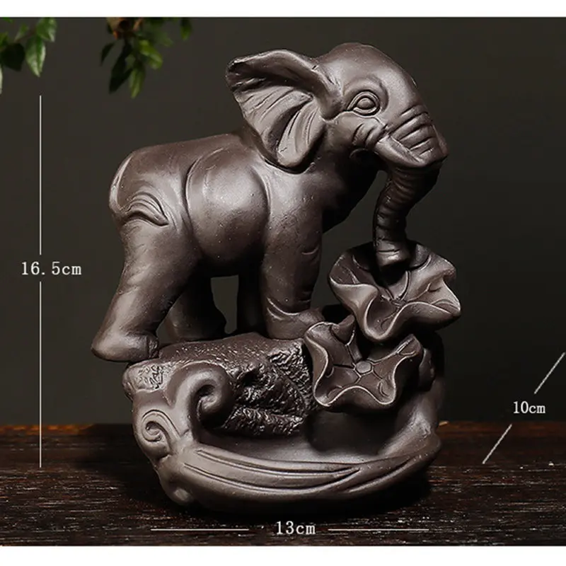 Курильница для благовоний Backflow с эмблемой Бога слона керамическая курильница