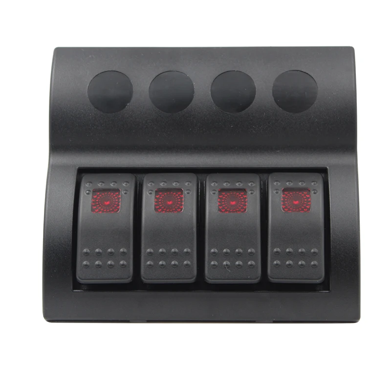 12 V-24 V 4 Gang морской катер автомобиля цепи RV светодиодный перекидной переключатель