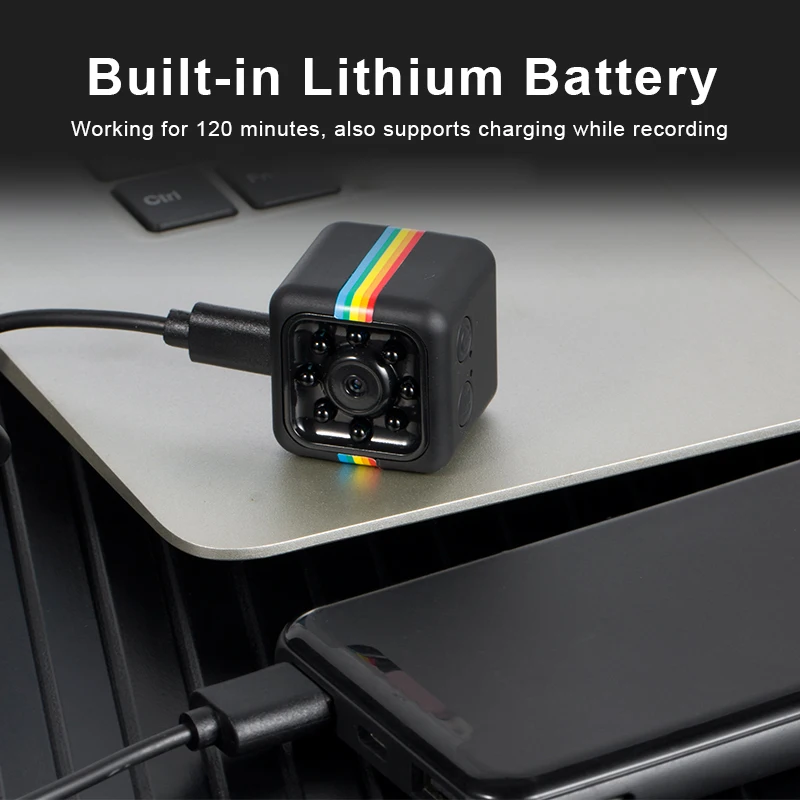 

Мини-камера SQ11 1080P с Wi-Fi и функцией ночного видения