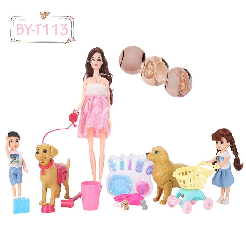 Модная Кукла для беременных 11 5/5 дюймов комбинированная игрушечная тележка мамы