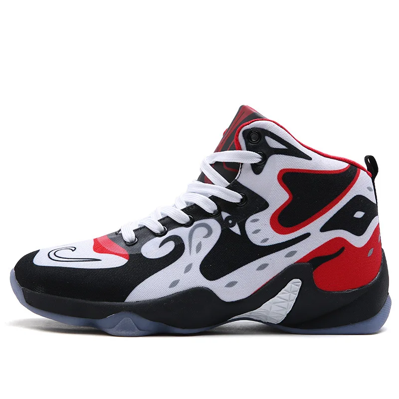 

New basketball shoes men's sports wear-resistant war boots summer breathable shoes tide casual shoes sneakers