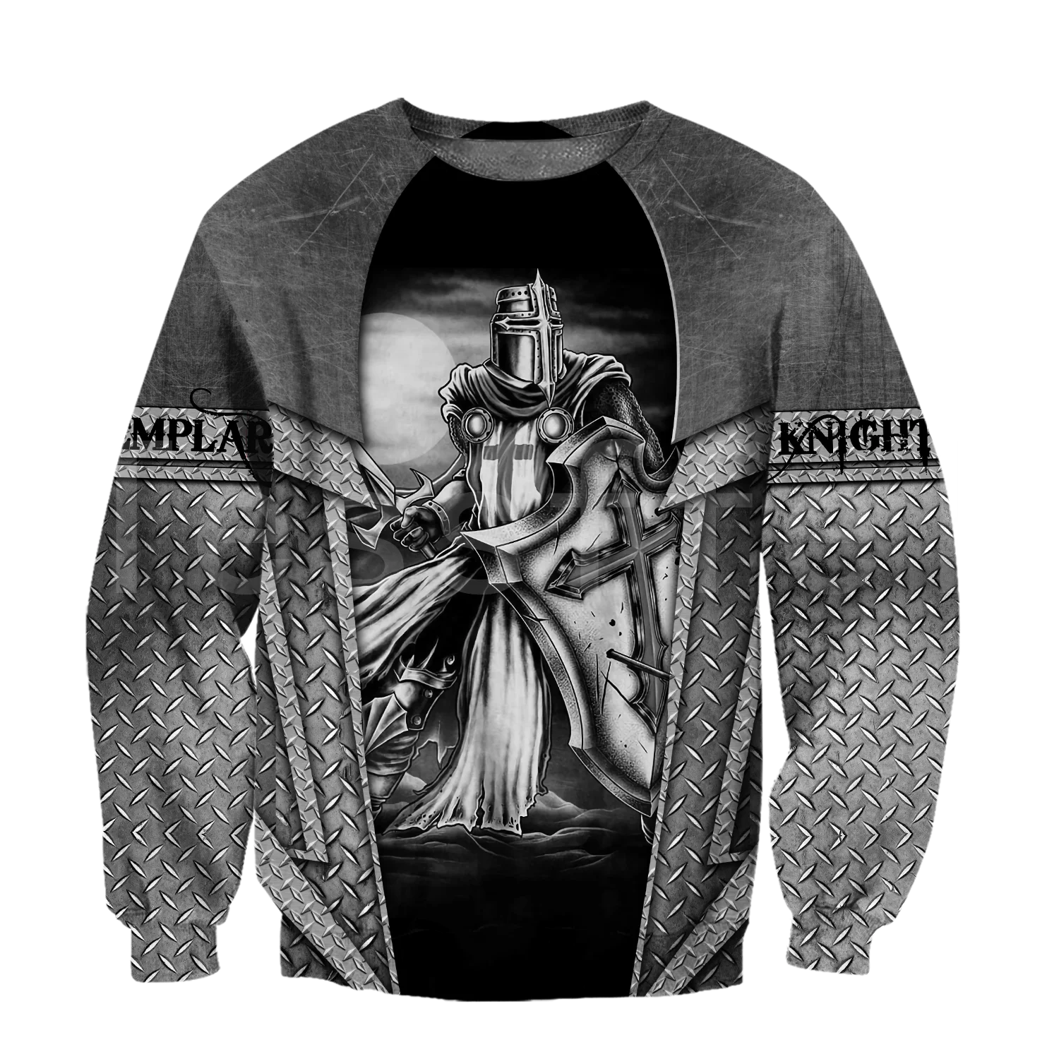 

Tessffel Newest Knight Templar Armor Jesus God Guard Cavalier Pullover Streetwear NewFashion 3DPrint Men/Women Funny Hoodies D-2