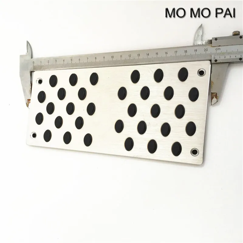 Алюминиевые Серебристые S-Line Топливные Тормозные ножные педали скольжения без