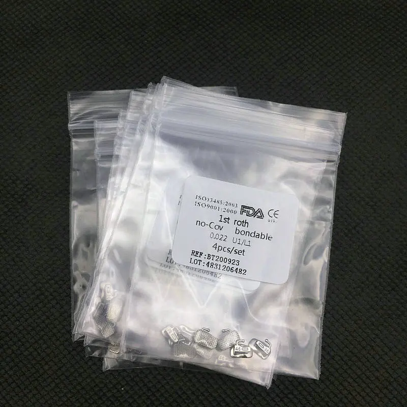 10 bags Dental Orthodontic Buccal Tube Bondable Non-convertible 1st/2nd Roth MBT Edgewise Tubes Braces Kit | Красота и здоровье