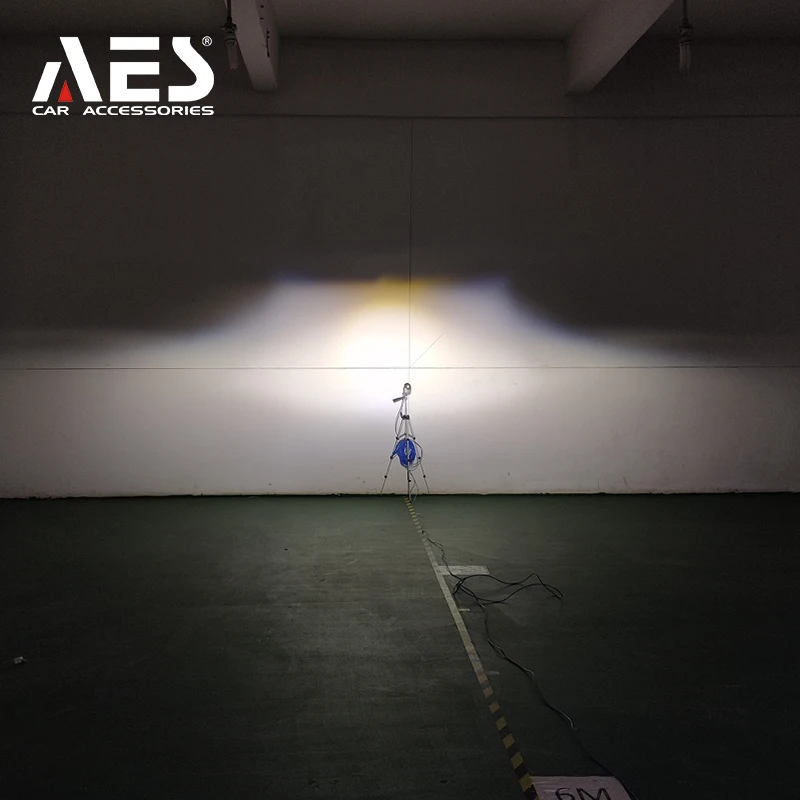 

AES 2PCS 3.0inch Bi-Led projector lens 6000K LED Headlamp with low /high beam China Manufacture LHD