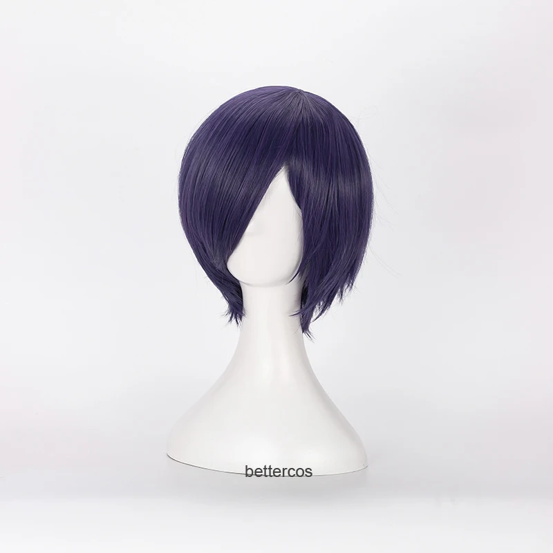 Токийский Гуль тоука Кирисима косплей парик тока короткие фиолетовые