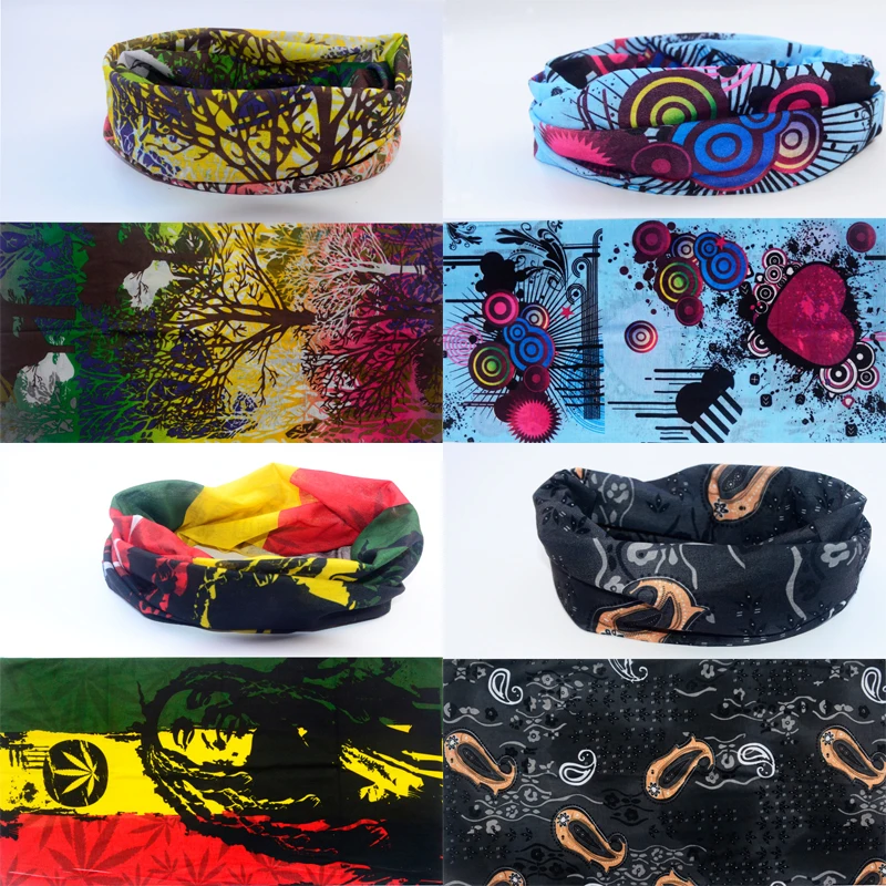 Волшебная бандана головной убор из микрофибры бесшовный трубчатый хиджаб шейный
