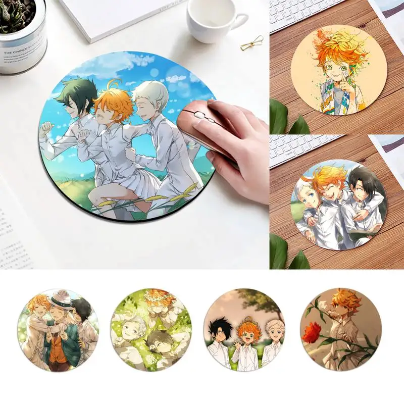 

The promised Neverland Large Mouse pad PC Computer mat Comfortable Round Mouse Pad Planet Series Mat Desktop DIY Custom desk mat