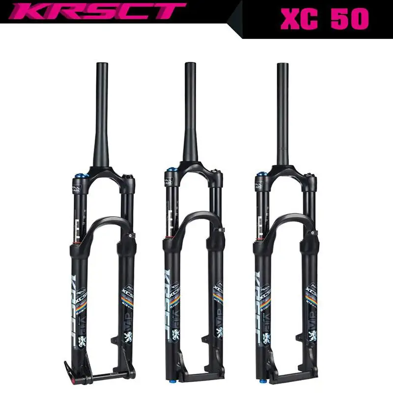 Велосипедная вилка KRSEC MTB пневматическая подвеска 26 27 5 29 дюймов Магниевый сплав Mtb