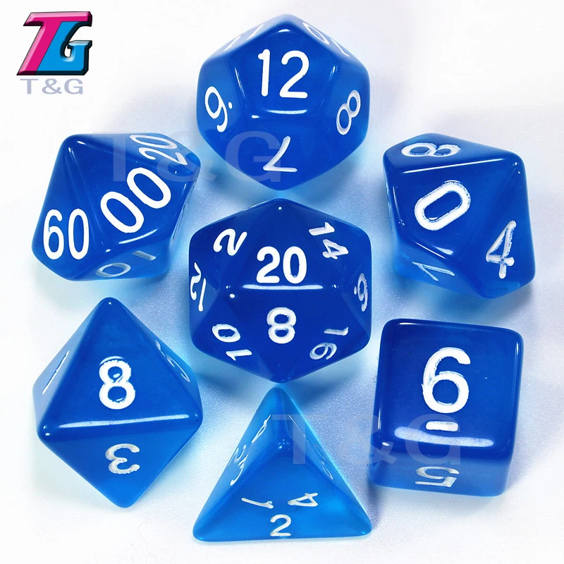 T &amp G 7 шт./лот высокое качество красные прозрачные кости D4 6 8 10 10% 12 20 набор Juegos de