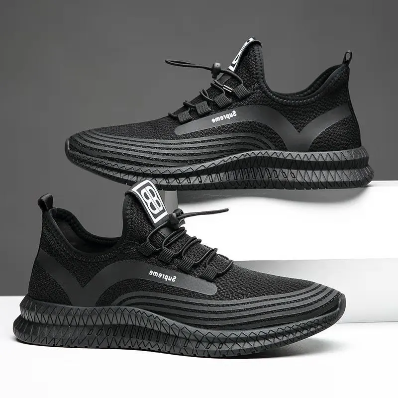 

Large Size Men's Sports Shoes Mesh Breathable Lightweight Balance Non-slip Wear-resistant Outdoor Casual Light Running Shoes