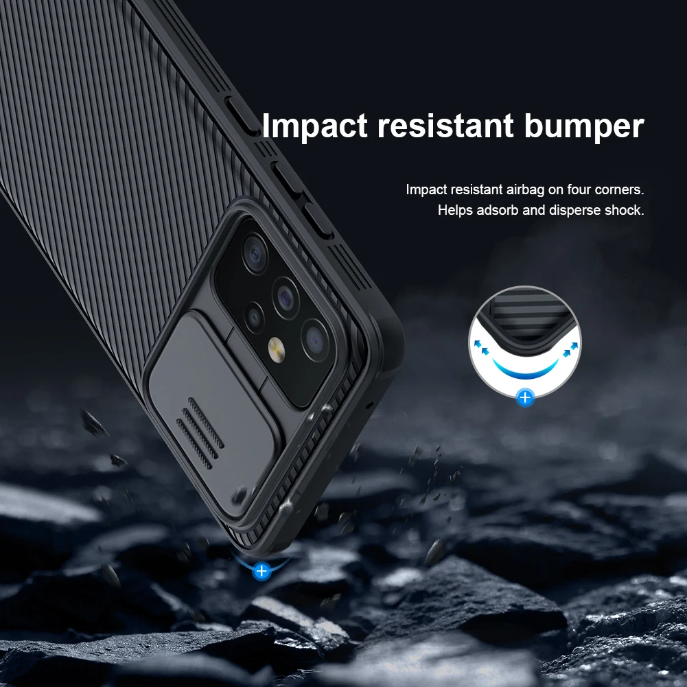 

For Samsung Galaxy A52 Case Samsung A72 5G 4G Cover NILLKIN CamShield Pro Case Slide Camera Lens Protection Protect Back Cover