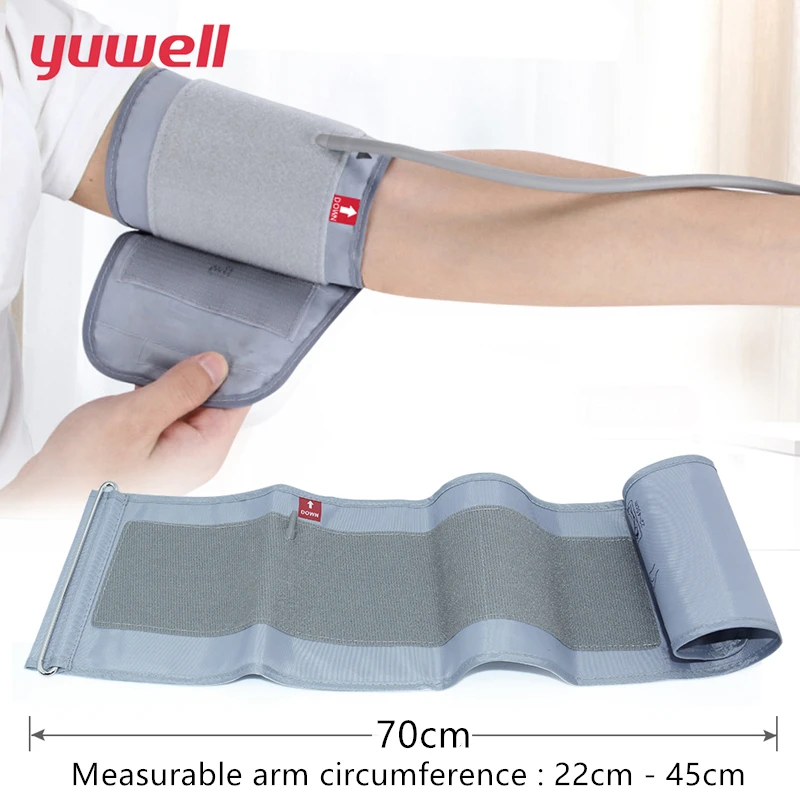Yuwell 22-45 см манжета тонометр нарукавник для измерения кровяного давления для руки Монитор артериального давления метр Сфигмоманометр Медицинское оборудование