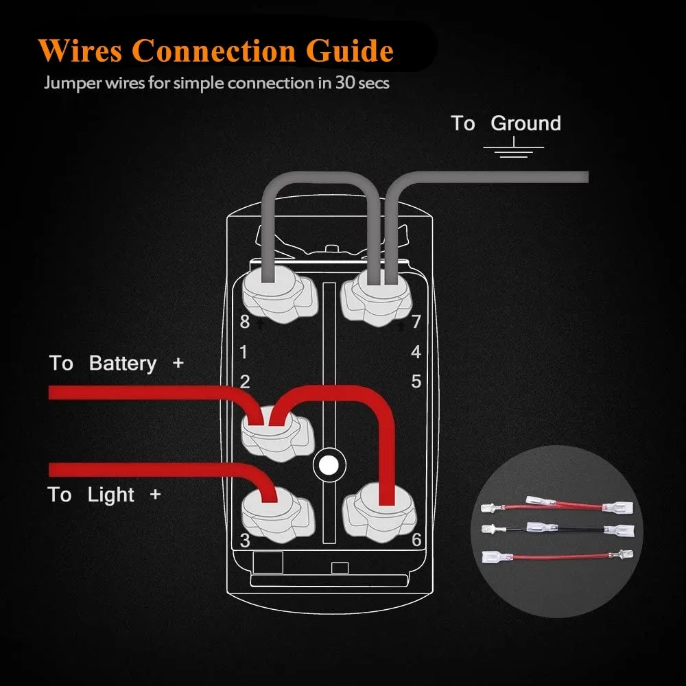 BeCar 1 шт. светодиодный Универсальный SPST предназначен Противотуманные фары