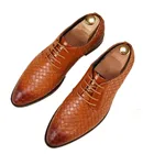 Туфли мужские классические, деловой стиль, оксфорды, кожаные, резина, дышащие, для офиса, свадьбы, плоская подошва, роскошная обувь