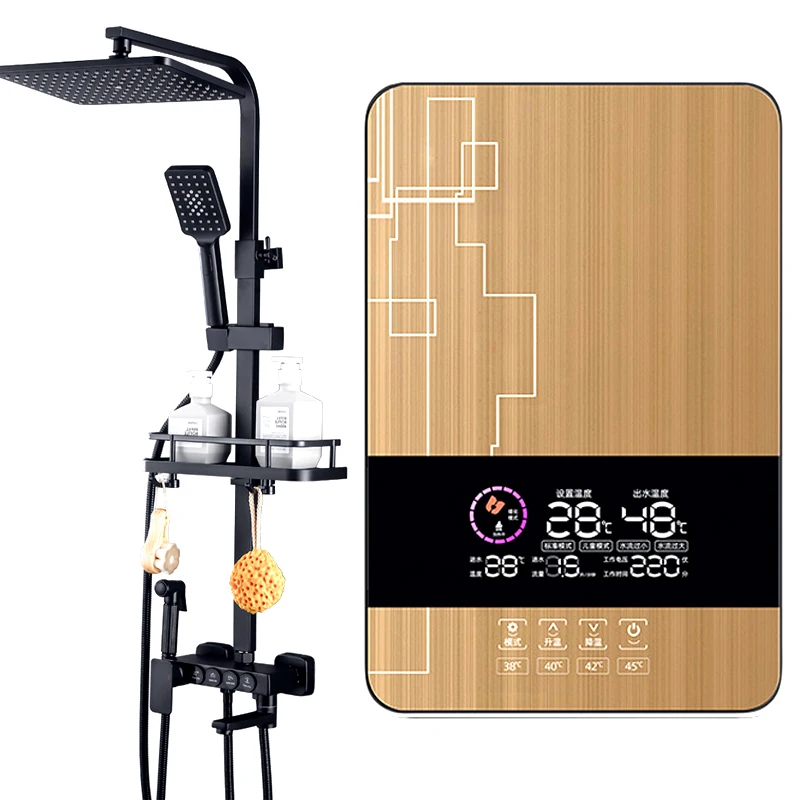 

Instant Electric Water Heater Heater Bathroom Water Mixer 3 Seconds Quick Heat Home Kitchen Treasure Bath Machine 7000W