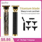 Профессиональный триммер для волос SPESHE, электрическая машинка для стрижки бороды T9, беспроводной электрический триммер для волос для мужчин