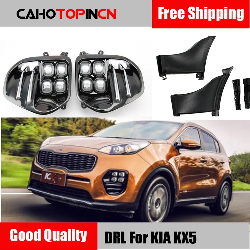 OEM светодиодный туман светильник лампы дневного света набор для KIA Sportage QL kx5 2016 2017 +