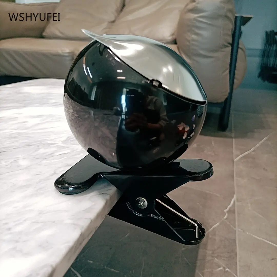 Пепельница для зажимной пепельницы с хромированной крышкой модная